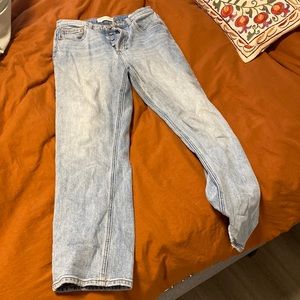 Aritzia Jeans the denim forum Arlo high rise straight size 28L